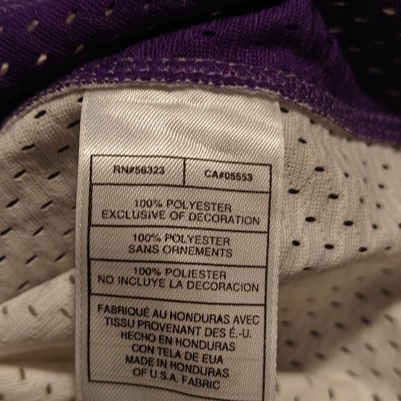 Vintage Nike Sacramento Kings Chris Webber Jersey #4 Men's XL NBA White Purple - Picture 14 of 14